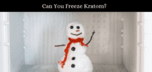 Can You Freeze Kratom
