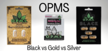 OPMS Black vs Gold vs Silver