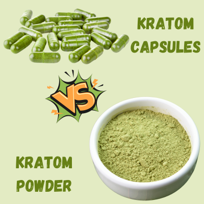 Kratom capsules and Kratom Powder